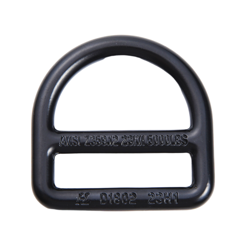 HLD1802 46mm galvaniserat dubbelstångstål D-ring