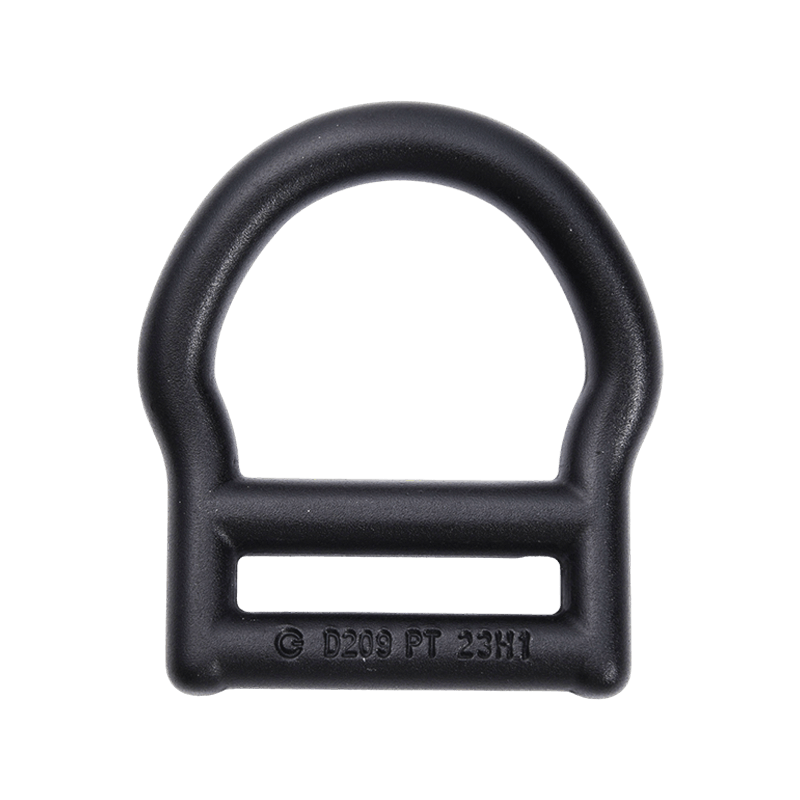 HLD1807 46mm Innerstorlek Svart Aluminium D Ring